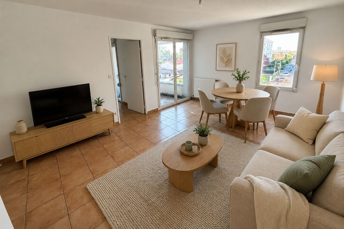 T3 de 64 m² à Vaulx-En-Velin