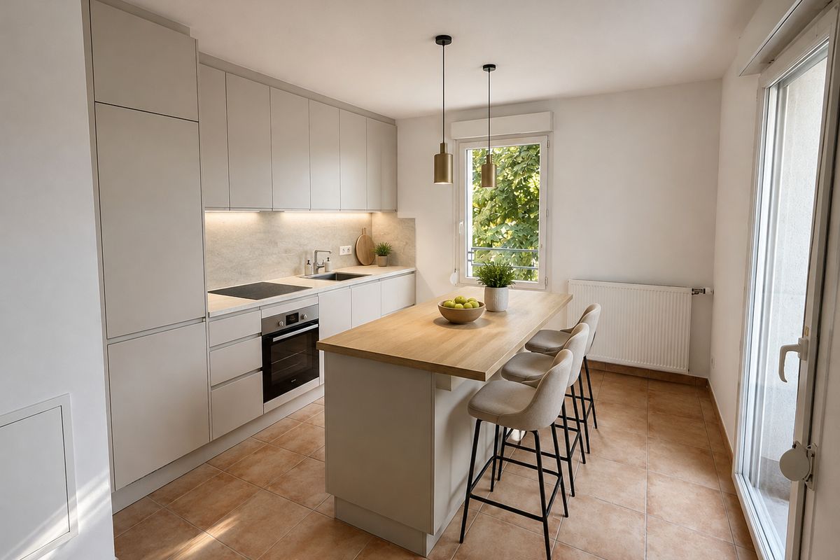 T3 de 64 m² à Vaulx-En-Velin