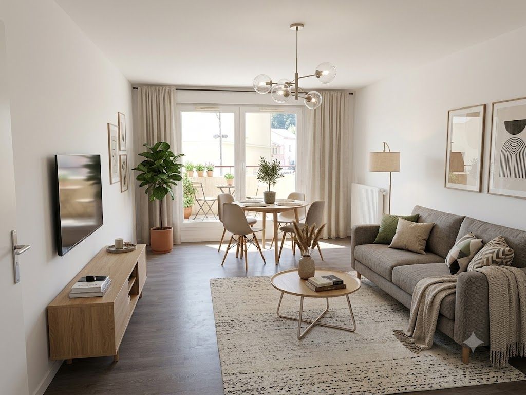 T3 de 71,31 m² à Charbonnières-les-Bains, Le Parc de la Nouvelle Source