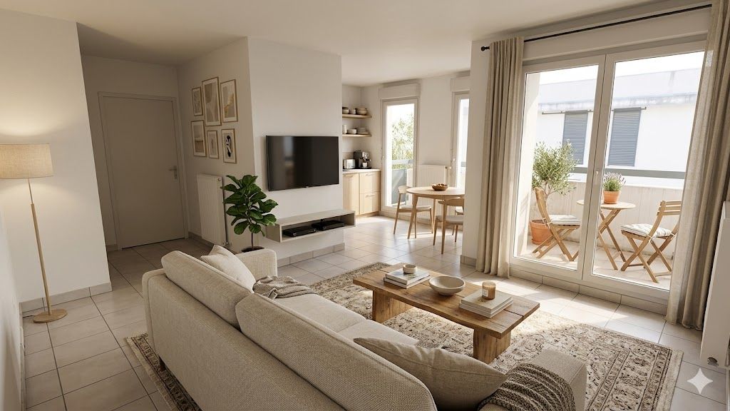 T3 de 59,80 m² à Lyon 7