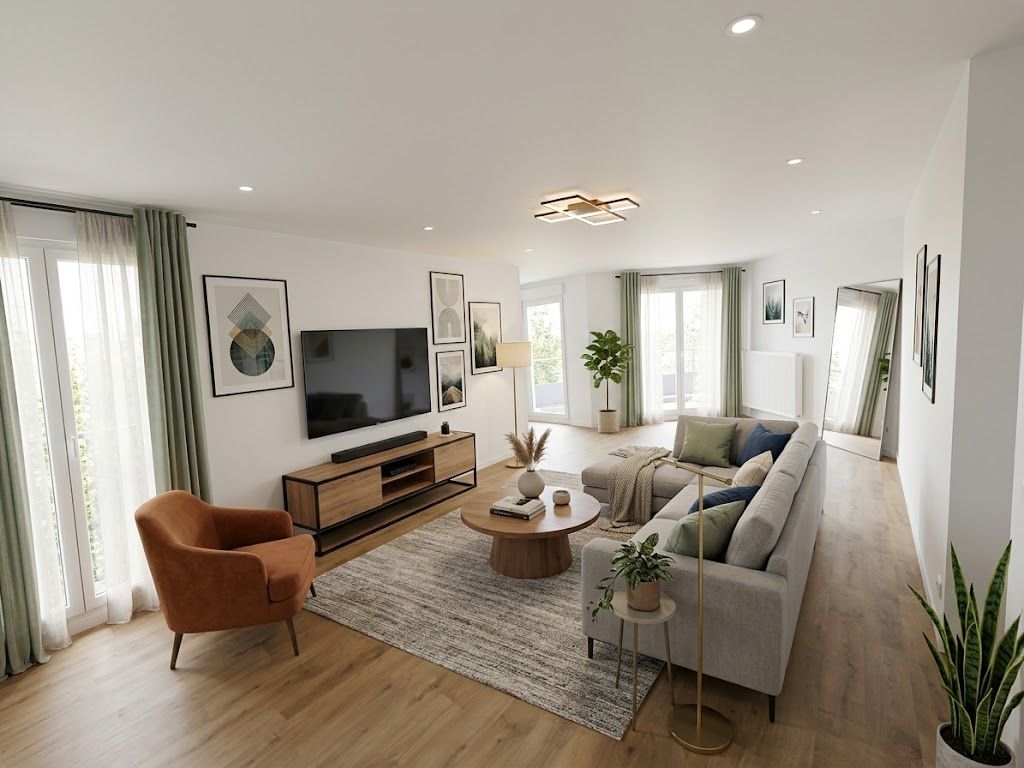 T3 de 71.71 m² à Saint-Priest, Carré Rostand