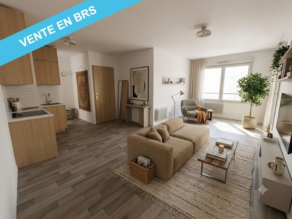 T2 de 45,4 m² à Villeurbanne, Les Jardins de Léa