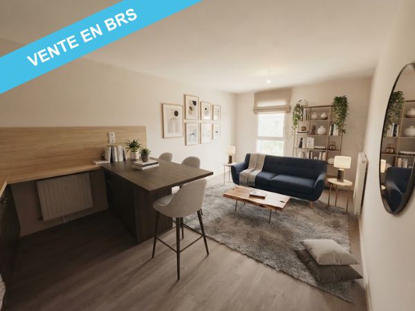 T2 de 49,50 m² à Lyon 8, André Roux à partir de 120 000 €